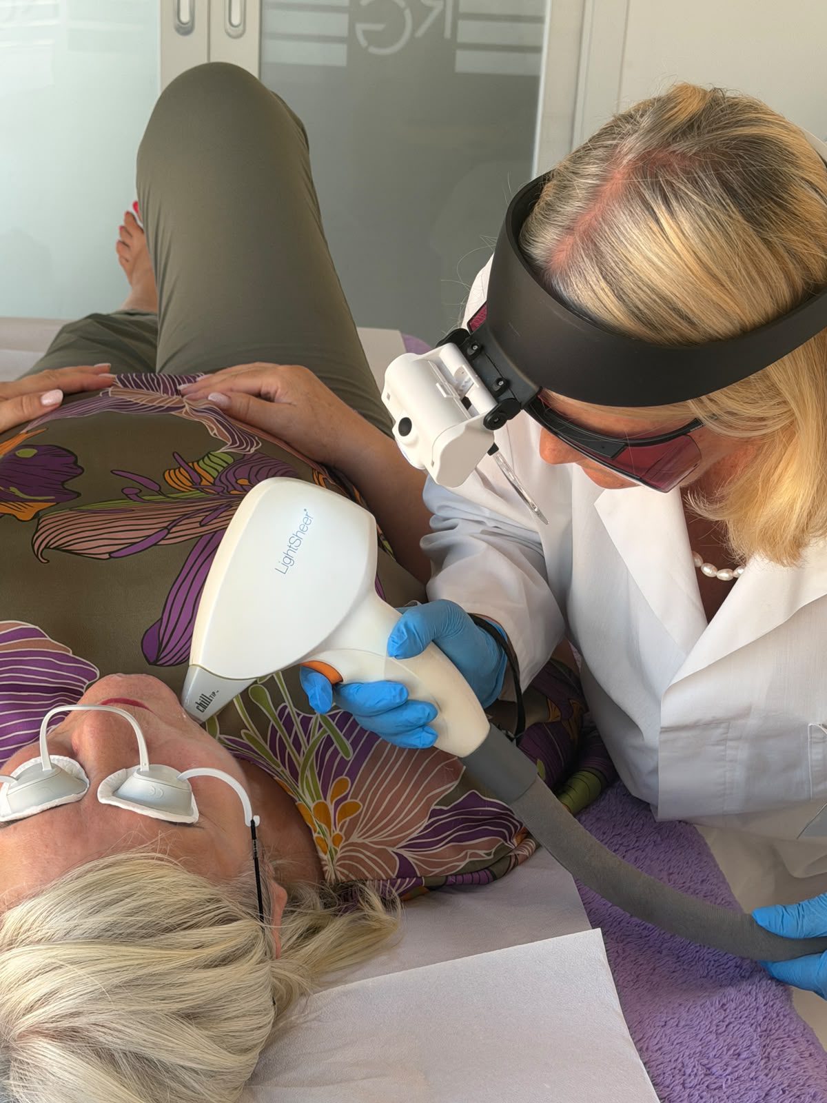 preparazione seduta laser